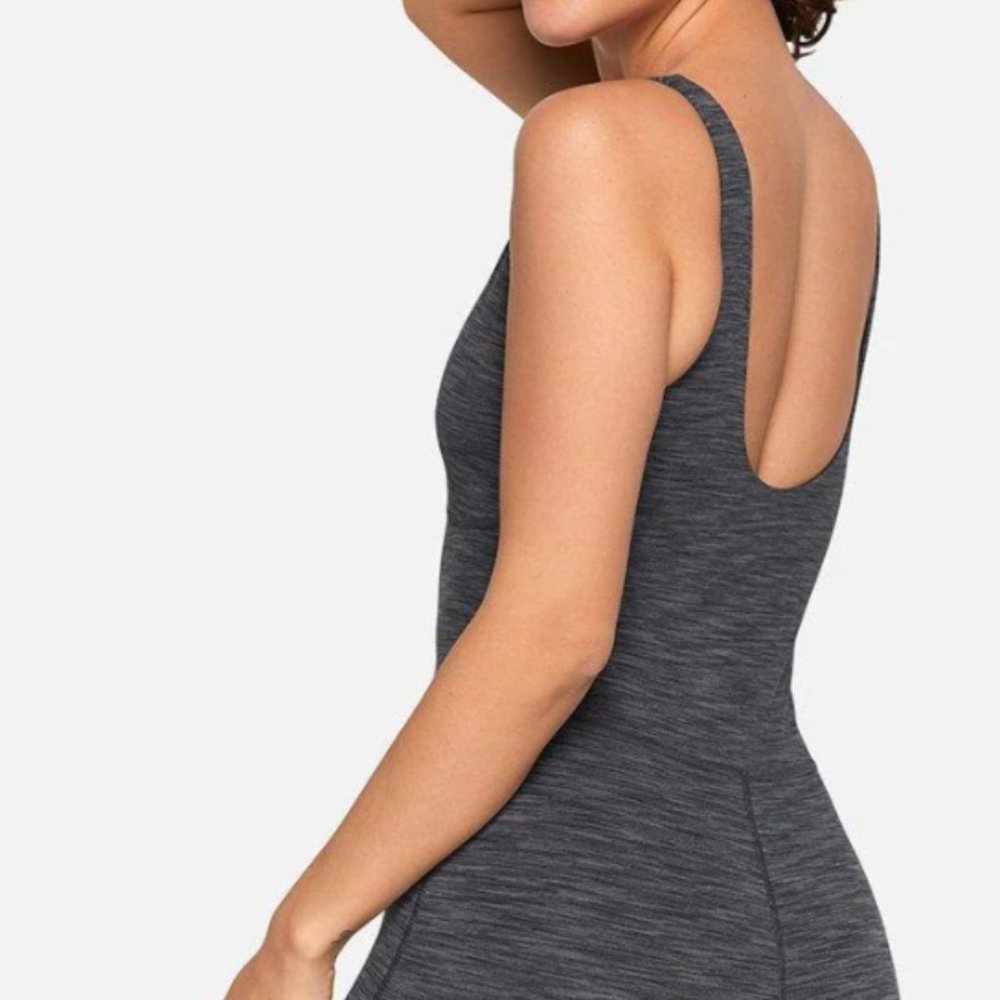Outdoor voices dark grey bodysuit